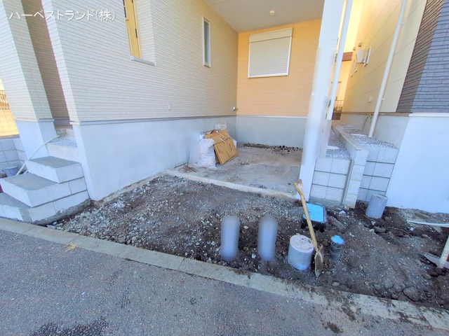 神奈川県相模原市緑区橋本７丁目の新築戸建て外構写真 2025年12月3日撮影