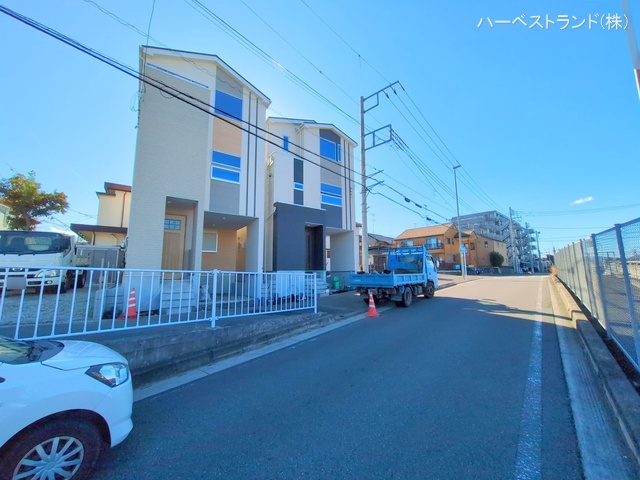 神奈川県相模原市緑区橋本７丁目の新築戸建て外構写真 2025年12月3日撮影