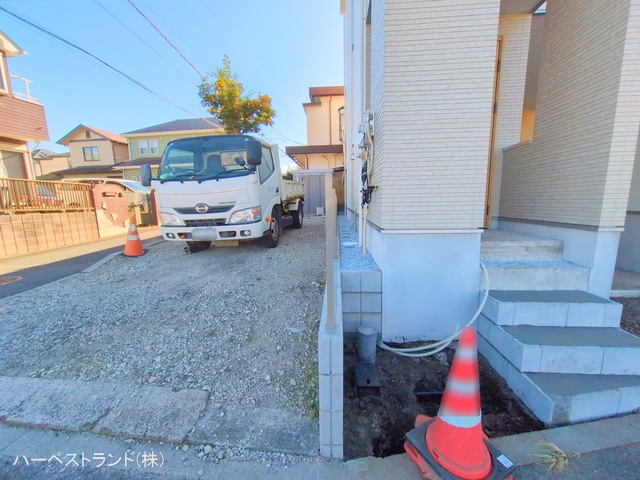 神奈川県相模原市緑区橋本７丁目の新築戸建て外構写真 2025年12月3日撮影