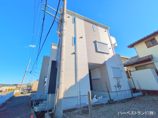 神奈川県相模原市緑区橋本7丁目の新築戸建て外構写真 2025年12月3日撮影