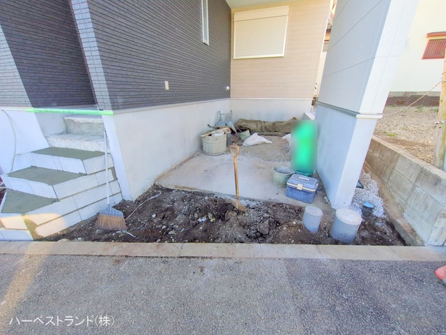 神奈川県相模原市緑区橋本7丁目の新築戸建て外構写真 2025年12月3日撮影