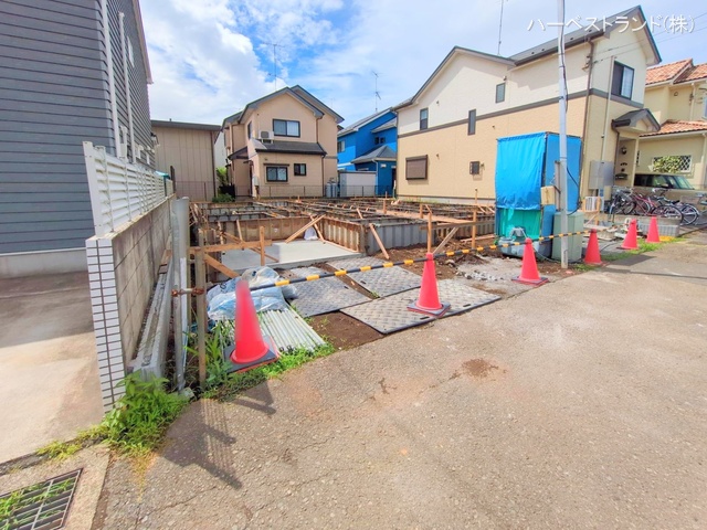 神奈川県座間市小松原2丁目の新築戸建て基礎写真 2025年7月13日撮影