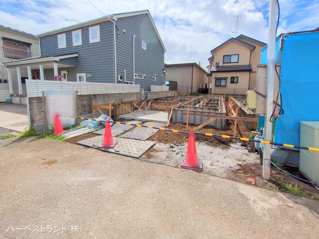 神奈川県座間市小松原2丁目の新築戸建て基礎写真 2025年7月13日撮影