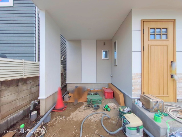 神奈川県座間市小松原2丁目の新築戸建て外構写真 2025年10月26日撮影