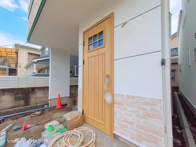 神奈川県座間市小松原2丁目の新築戸建て外構写真 2025年10月26日撮影