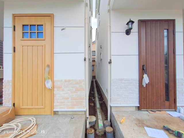 神奈川県座間市小松原2丁目の新築戸建て外構写真 2025年10月26日撮影