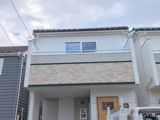 神奈川県座間市小松原2丁目の新築戸建て外構写真 2025年10月26日撮影