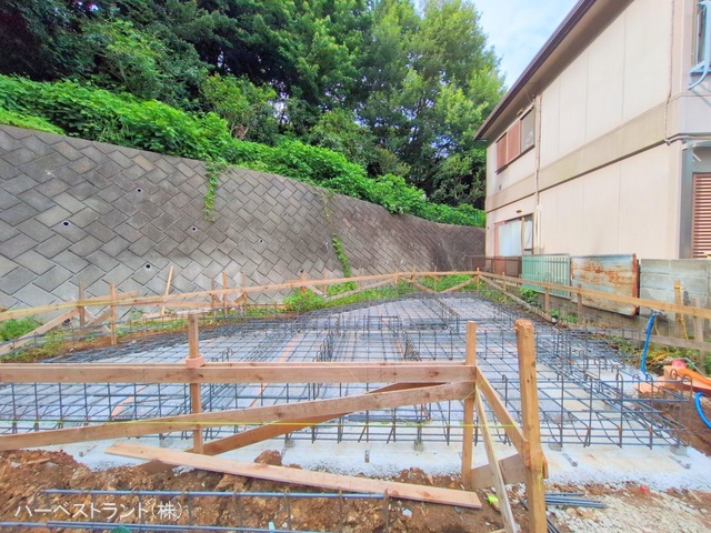 神奈川県川崎市中原区井田２丁目の新築戸建て基礎写真 2025年7月16日撮影