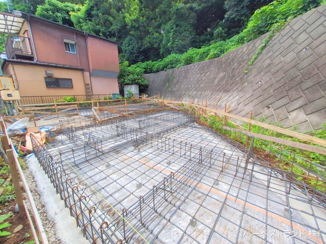 神奈川県川崎市中原区井田２丁目の新築戸建て基礎写真 2025年7月16日撮影