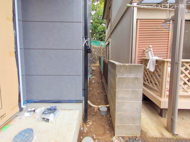 神奈川県川崎市中原区井田２丁目の新築戸建て外構写真 2025年11月5日撮影