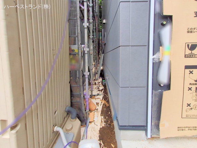 神奈川県川崎市中原区井田２丁目の新築戸建て外構写真 2025年11月5日撮影