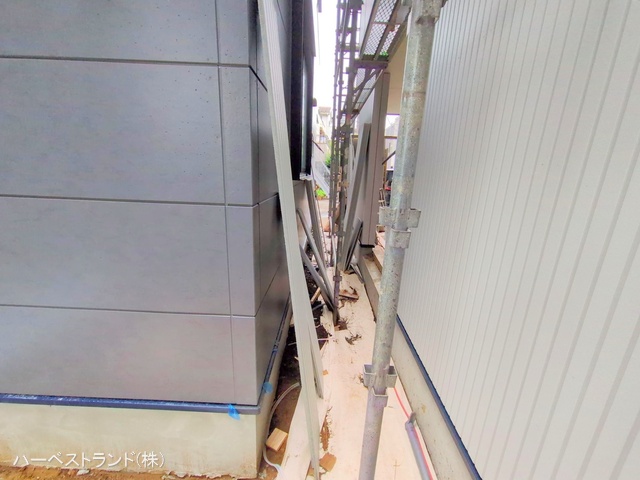 神奈川県川崎市中原区井田２丁目の新築戸建て外構写真 2025年11月5日撮影