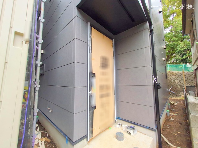 神奈川県川崎市中原区井田２丁目の新築戸建て外構写真 2025年11月5日撮影