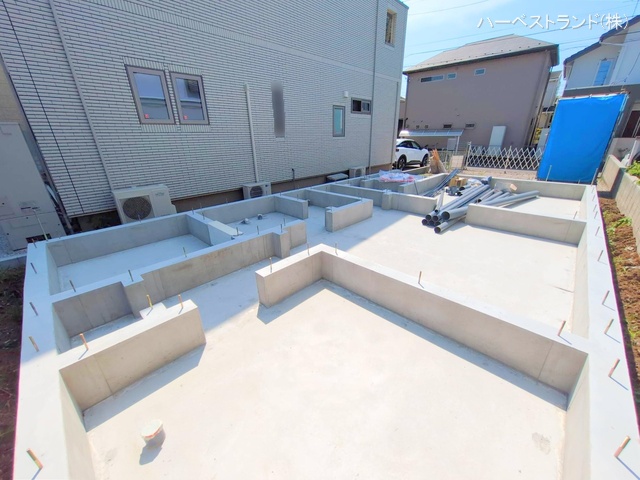 神奈川県大和市南林間７丁目の新築戸建て基礎写真 2025年7月27日撮影