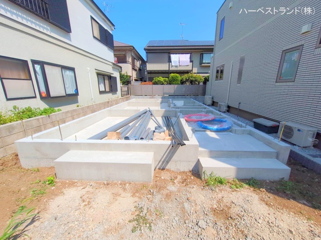 神奈川県大和市南林間７丁目の新築戸建て基礎写真 2025年7月27日撮影