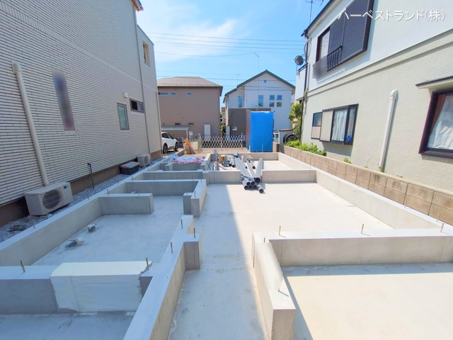 神奈川県大和市南林間７丁目の新築戸建て基礎写真 2025年7月27日撮影