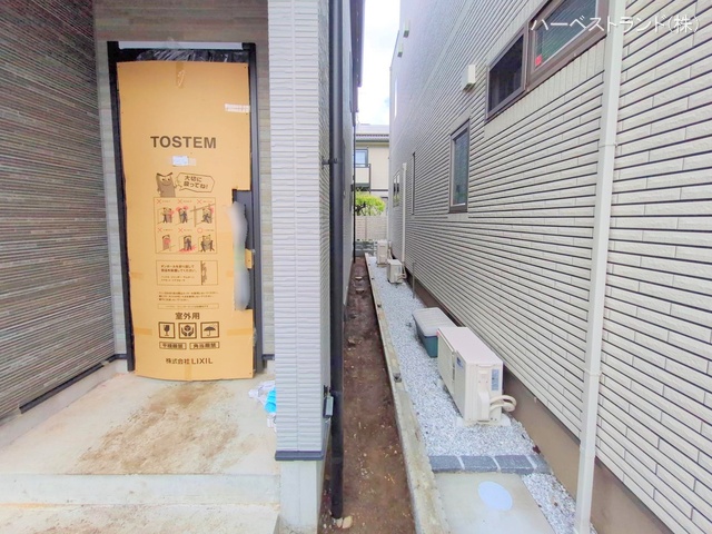 神奈川県大和市南林間７丁目の新築戸建て外構写真 2025年10月26日撮影