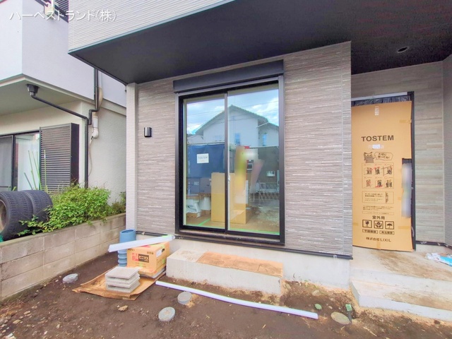 神奈川県大和市南林間７丁目の新築戸建て外構写真 2025年10月26日撮影