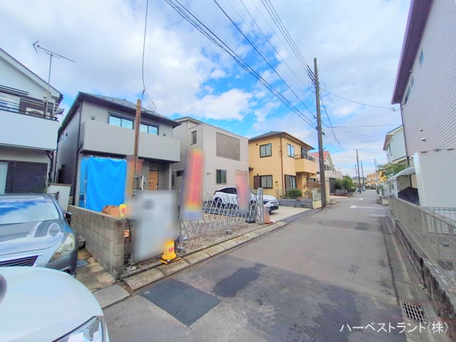 神奈川県大和市南林間７丁目の新築戸建て外構写真 2025年10月26日撮影