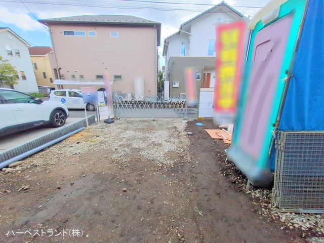 神奈川県大和市南林間７丁目の新築戸建て外構写真 2025年10月26日撮影