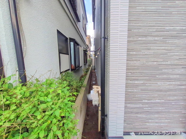 神奈川県大和市南林間７丁目の新築戸建て外構写真 2025年10月26日撮影