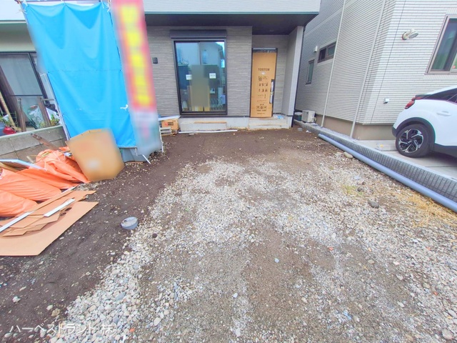 神奈川県大和市南林間７丁目の新築戸建て外構写真 2025年10月26日撮影