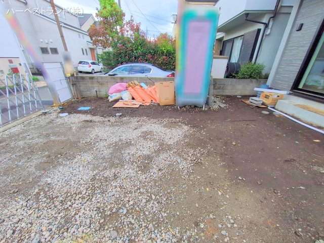 神奈川県大和市南林間７丁目の新築戸建て外構写真 2025年10月26日撮影