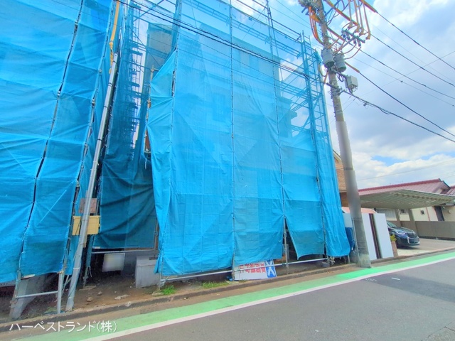 神奈川県相模原市中央区淵野辺本町２丁目の新築戸建て上棟写真 2025年7月30日撮影
