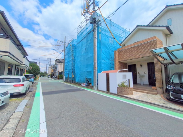 神奈川県相模原市中央区淵野辺本町２丁目の新築戸建て上棟写真 2025年7月30日撮影