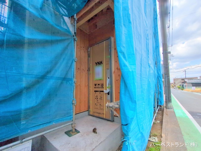 神奈川県相模原市中央区淵野辺本町2丁目の新築戸建て上棟写真 2025年7月30日撮影