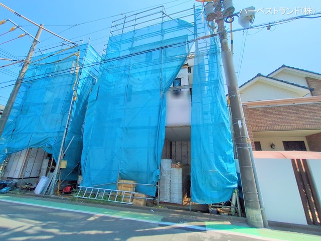 神奈川県相模原市中央区淵野辺本町２丁目の新築戸建てシート写真 2025年8月26日撮影