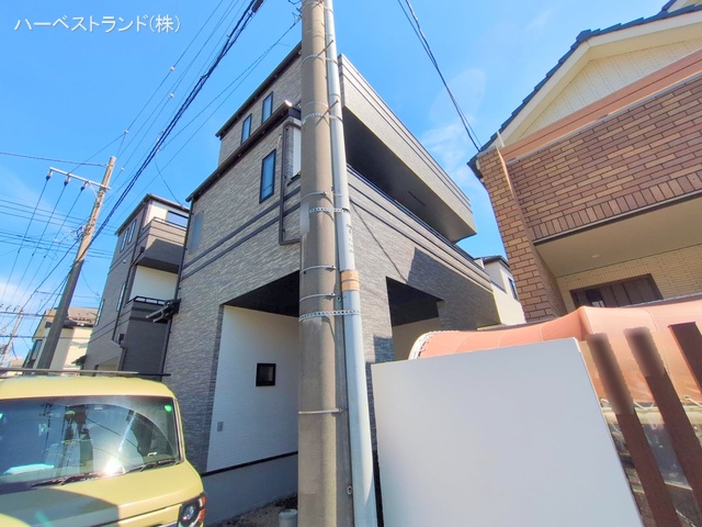 神奈川県相模原市中央区淵野辺本町2丁目の新築戸建て外構写真 2025年9月23日撮影