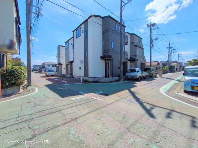 神奈川県相模原市中央区淵野辺本町2丁目の新築戸建て外構写真 2025年9月23日撮影