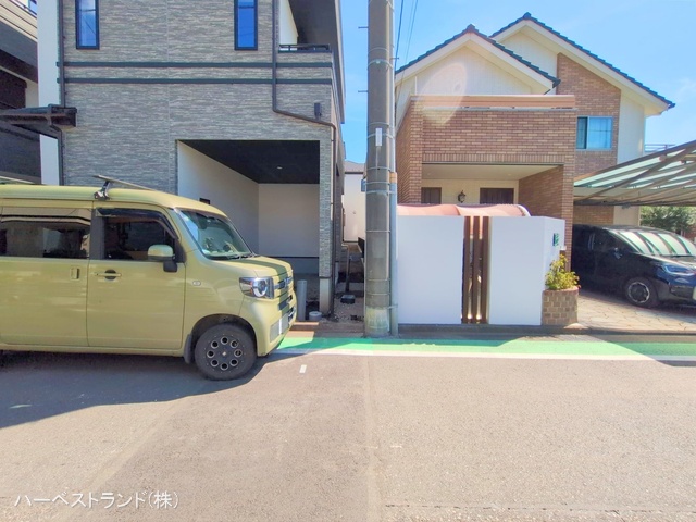 神奈川県相模原市中央区淵野辺本町2丁目の新築戸建て外構写真 2025年9月23日撮影