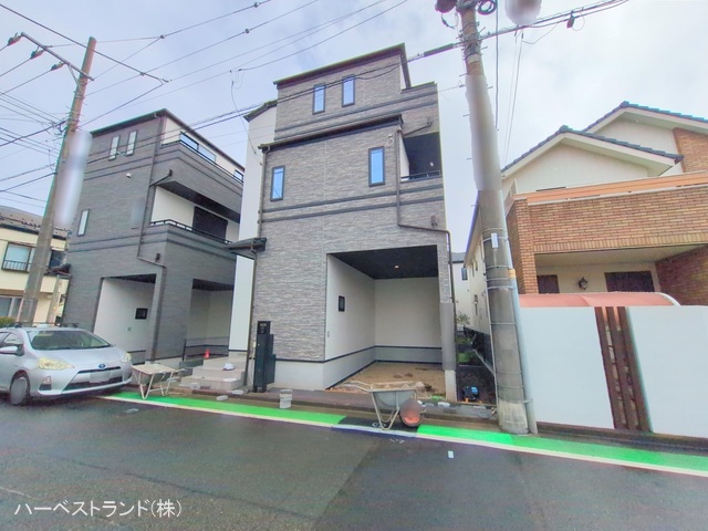神奈川県相模原市中央区淵野辺本町２丁目の新築戸建て外構写真 2025年10月15日撮影