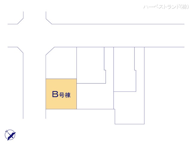 神奈川県相模原市中央区淵野辺本町2丁目の新築戸建て全体区画図 ※図面と異なる場合は現況を優先