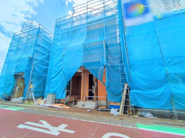 神奈川県相模原市中央区淵野辺本町２丁目の新築戸建て上棟写真 2025年7月30日撮影