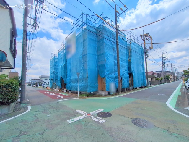 神奈川県相模原市中央区淵野辺本町２丁目の新築戸建て上棟写真 2025年7月30日撮影