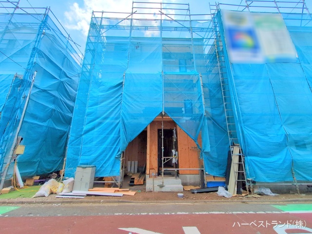 神奈川県相模原市中央区淵野辺本町２丁目の新築戸建て上棟写真 2025年7月30日撮影