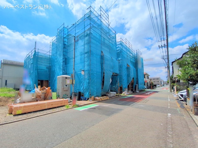 神奈川県相模原市中央区淵野辺本町２丁目の新築戸建て上棟写真 2025年7月30日撮影