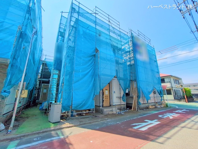 神奈川県相模原市中央区淵野辺本町２丁目の新築戸建てシート写真 2025年8月26日撮影