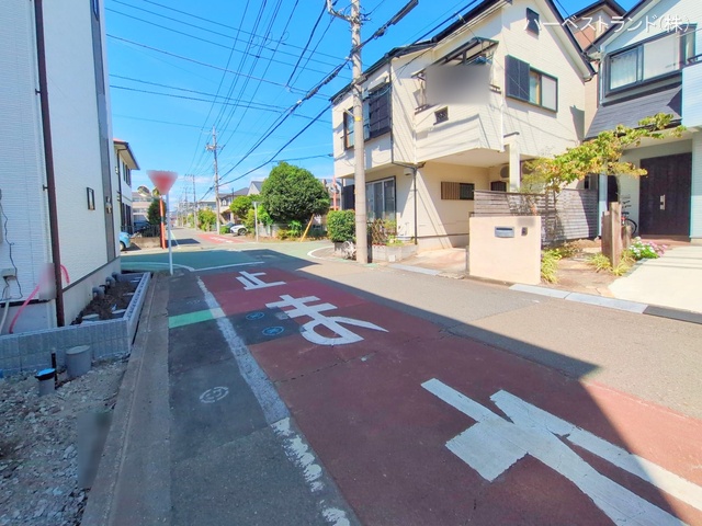 神奈川県相模原市中央区淵野辺本町２丁目の新築戸建て外構写真 2025年9月23日撮影