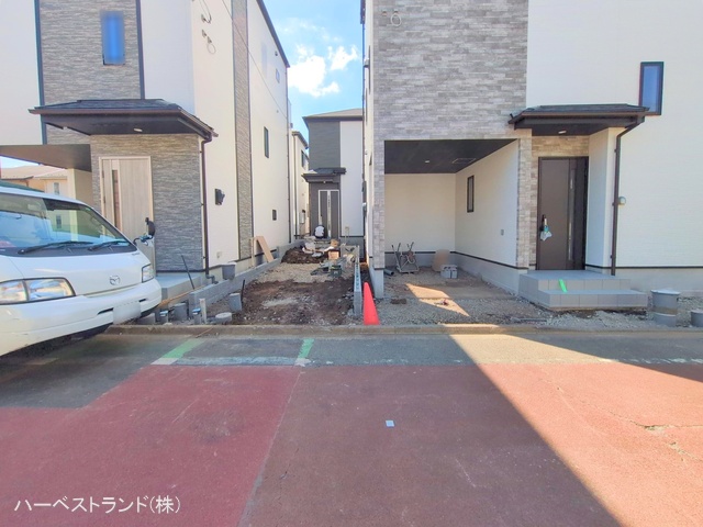 神奈川県相模原市中央区淵野辺本町２丁目の新築戸建て外構写真 2025年9月23日撮影