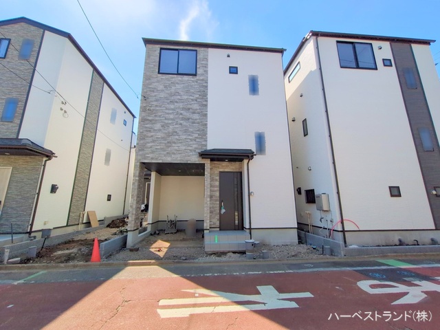 神奈川県相模原市中央区淵野辺本町２丁目の新築戸建て外構写真 2025年9月23日撮影