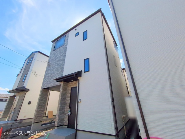 神奈川県相模原市中央区淵野辺本町２丁目の新築戸建て外構写真 2025年9月23日撮影