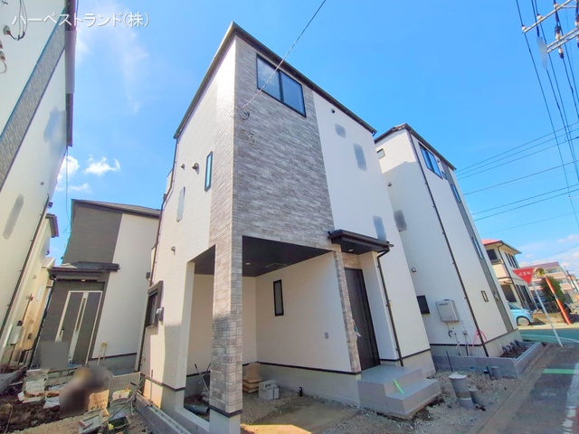 神奈川県相模原市中央区淵野辺本町２丁目の新築戸建て外構写真 2025年9月23日撮影