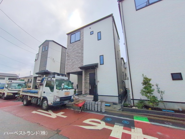 神奈川県相模原市中央区淵野辺本町２丁目の新築戸建て外構写真 2025年10月15日撮影