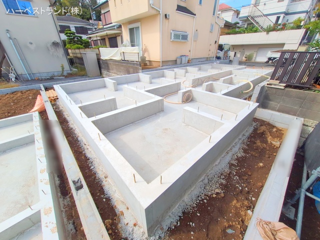 神奈川県横浜市港北区高田西３丁目の新築戸建て基礎写真 2025年10月28日撮影