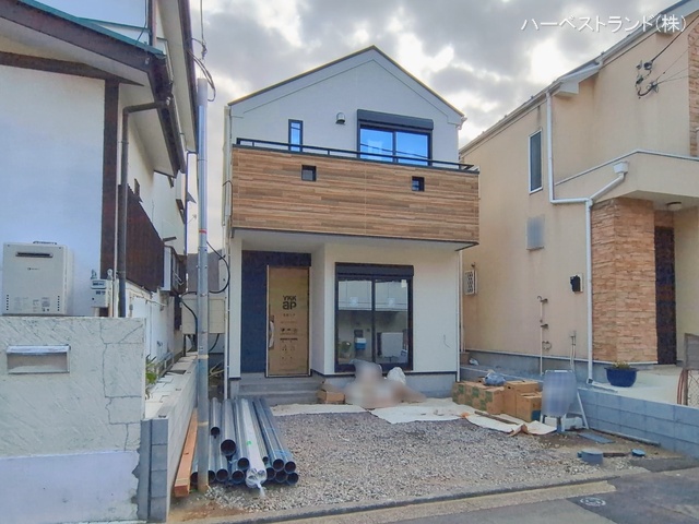 神奈川県横浜市港北区高田西３丁目の新築戸建て外構写真 2026年1月19日撮影