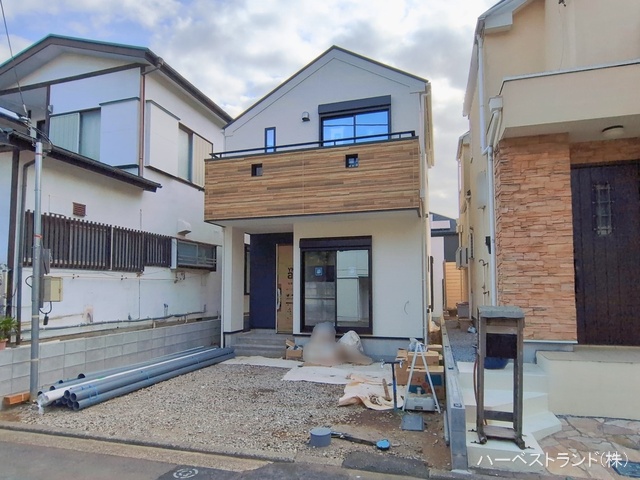 神奈川県横浜市港北区高田西３丁目の新築戸建て外構写真 2026年1月19日撮影